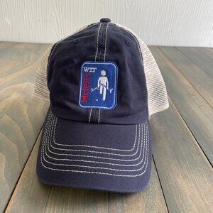 Regular Guy WTF Tour PGA Parody Funny Adjustable Blue Golfer Trucker Hat (HT1)